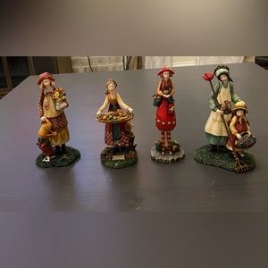 Vintage Ellen stouffer four figures tricolors